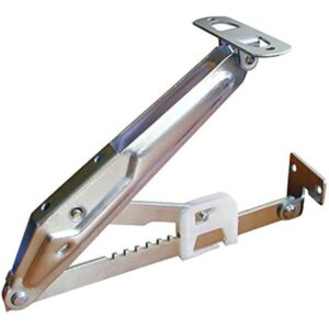 Hardware Ratchet Headrest Fitting for Beds, Desk Lids, Drafting Tables, and Drawing Boards, Steel