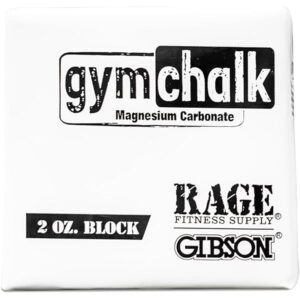 Gym Chalk Block (2oz), Magnesium Carbonate Athletic Chalk Block for Excellent Grip, Gym Workout Grip Chalk, Weightlifting, Gymnastics, Rock Climbing White