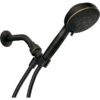 Mediterranean Bronze Hydro Energetix High Pressure Shower Head with Handheld Sprayer Featuring 8 Spray Settings, 200H0BRB