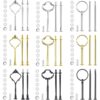 9 Set Cake Stand Hardware Kit Tiered Tray Hardware Fittings for Cake Stand,3 Tier Cake Stand Fittings Hardware Holder for Weeding,Party,Fruit Plate Handle,Cupcake Trays Serving Stand-Gold,Silver,Black