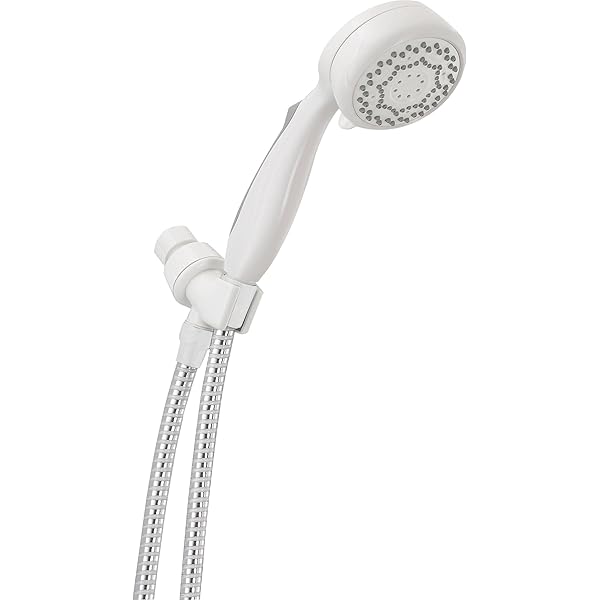 FAUCET 75701CWH 7-Setting Hand Shower, White
